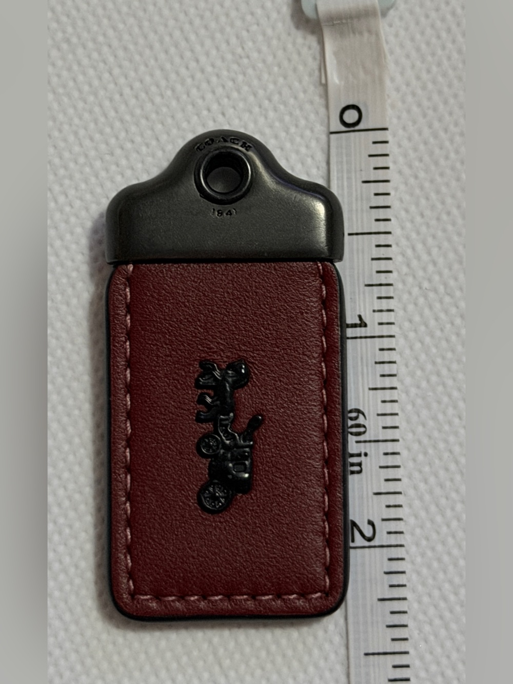 Coach 1941 Horse Carriage Hang Tag Bag Charm